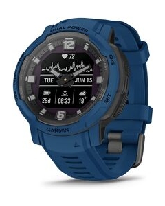 GARMIN Instinct Crossover Dual Power 010-02730-42 Tidal Blue Smart Watch Japanese version