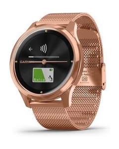 Germin Vivomove Luxe Milanese 010-02241-74 18k Rose Gold PVD Smart Watch Japanese version