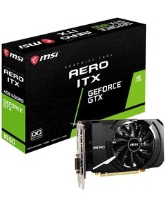 MSI GeForce GTX 1650 D6 AERO ITX J OC PCIExp 4GB Graphic Card Japanese version