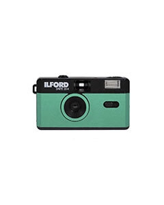 ILFORD SPRITE 35-II black & teal green Compact Camera Japanese version