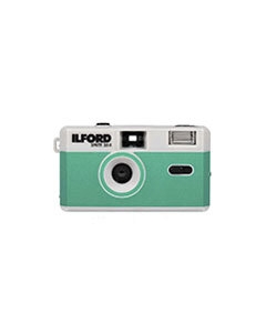 ILFORD SPRITE 35-II Silver and Teal Green Compact Camera Japanese version