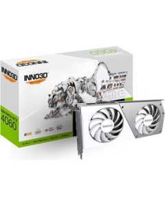 Inno3D GeForce RTX 4060 TWIN X2 OC WHITE N40602-08D6X-173051W PCIExp 8GB Graphic Card Japanese version