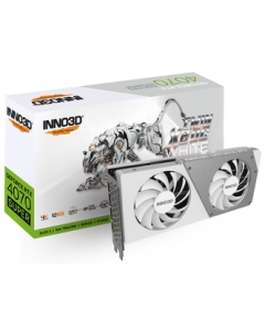 Inno3D GeForce RTX 4070 SUPER TWIN X2 OC WHITE N407S2-126XX-186162W PCIExp 12GB Graphic Card Japanese version