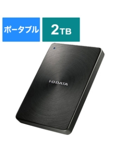 IODATA HDPX-UTA2.0K black External Hard Drive Japanese version