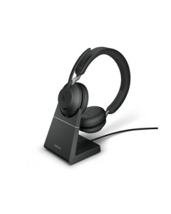 Jabra Evolve2 65 - USB-C MS Teams Stereo with Charging stand Black Headset Japanese version