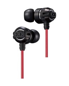 JVC XX HA-FX33X-BR black & red Earphone Headphone Japanese version