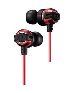 JVC XX HA-FX33X-R red Earphone Headphone Japanese version