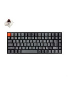 Keychron K2 Wireless Mechanical Keyboard K2/V2-87-WHT-Brown-JP-rev Tea Axis Keyboard Japanese version