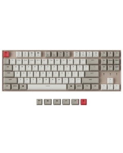 Keychron K8 Non-Backlight Wireless Mechanical Keyboard K8-K1-US red axis Keyboard Japanese version