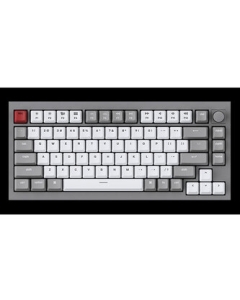 Keychron Q1 QMK Custom Mechanical Keyboard knob version Q1-N1-US red axis silver gray Keyboard Japanese version