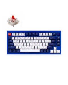 Keychron Q1 QMK Custom Mechanical Keyboard knob version Q1-O1-US red axis navy blue Keyboard Japanese version