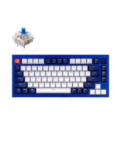 Keychron Q1 QMK Custom Mechanical Keyboard knob version Q1-O2-US blue axis navy blue Keyboard Japanese version