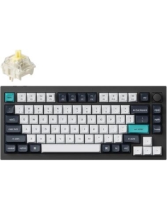 Keychron Q1M-M4-US Yellow Axis (Banana) Carbon Black Keyboard Japanese version