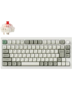 Keychron Q1M-P1-JIS Red Axis Shell White Keyboard Japanese version