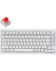 Keychron Q1P-P1W-US Red Axis Shell White Keyboard Japanese version