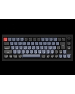 Keychron Q2 QMK Custom Mechanical Keyboard knob version Q2-M2-JIS blue axis carbon black Keyboard Japanese version