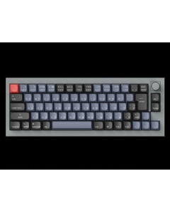 Keychron Q2 QMK Custom Mechanical Keyboard knob version Q2-N3-JIS tea axis silver gray Keyboard Japanese version