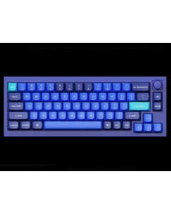 Keychron Q2 QMK Custom Mechanical Keyboard knob version Q2-O2-US blue axis navy blue Keyboard Japanese version