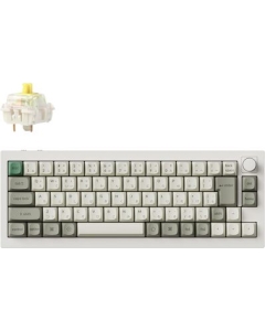 Keychron Q2M-P4-JIS Yellow axis (banana) shell white Keyboard Japanese version