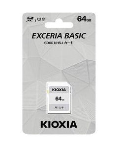 KIOXIA EXCERIA BASIC KCA-SD064GS 64GB SD Card Japanese version