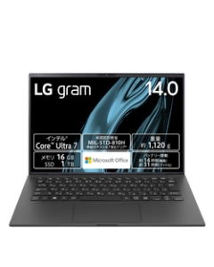 LG Electronics LG gram 14Z90S-MA78J2 Obsidian Black Notebook Japanese version