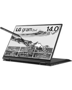 LG Electronics LG gram 2in1 14T90S-MA55J Obsidian Black Notebook Japanese version