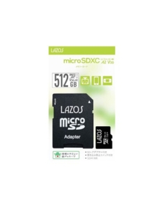 LMT Lazos L-B512MSD10-U3V30A2 512GB SD Card Japanese version