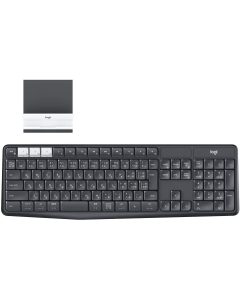 Logicool K370s Multi-Device Bluetooth Keyboard + Stand combo black/white Keyboard Japanese version