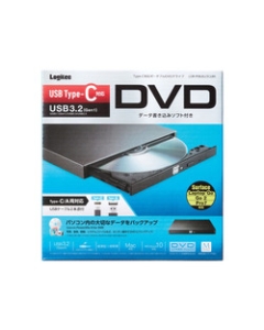 Logitec LDR-PML8U3CLBK black DVD Drive Japanese version