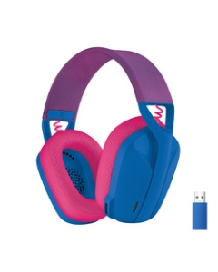 Logitech G435 LIGHTSPEED Wireless Gaming Headset G435BL Blue & Raspberry Headset Japanese version