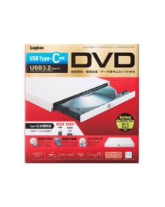 Logitech LDR-PML8U3CVWH White DVD Drive Japanese version