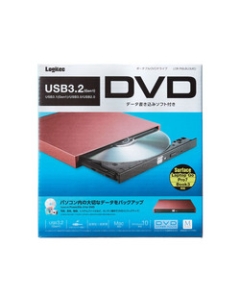 Logitech LDR-PML8U3LRD Red DVD Drive Japanese version