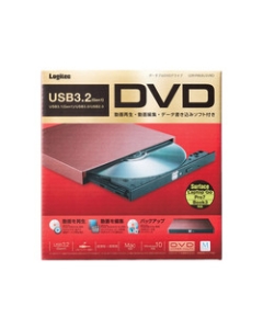 Logitech LDR-PML8U3VRD Red DVD Drive Japanese version