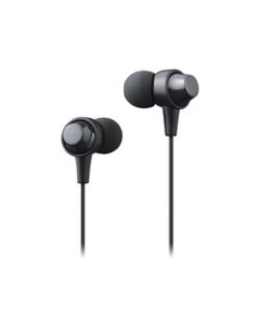 maxell +FiT MXH-C110RBK black Earphone Headphone Japanese version