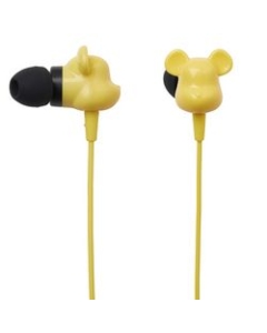 MEDICOM TOY BE@RBRICK inner ear headphones yellow Earphone Headphone Japanese version