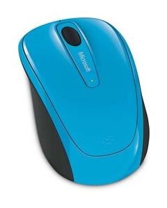 Microsoft Wireless Mobile Mouse 3500 GMF-00420 Cyan Blue Mouse Japanese version