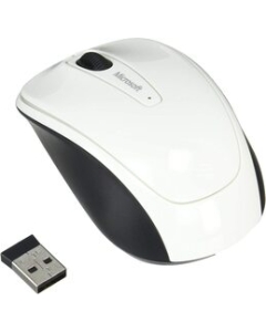 Microsoft Wireless Mobile Mouse 3500 Limited Edition GMF-00424 Glossy White Mouse Japanese version