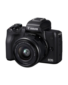 CANON EOS Kiss M EF-M15-45 IS STM Lens Kit Black Mirrorless Camera Japanese version