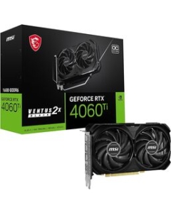 MSI GeForce RTX 4060 Ti VENTUS 2X BLACK 16G OC PCIExp 16GB Graphic Card Japanese version