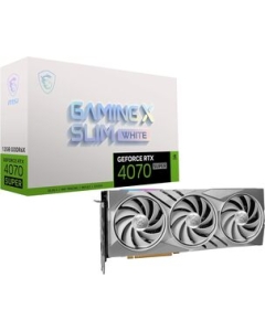 MSI GeForce RTX 4070 SUPER 12G GAMING X SLIM WHITE PCIExp 12GB Graphic Card Japanese version