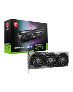 MSI GeForce RTX 4070 Ti GAMING X SLIM 12G PCIExp 12GB Graphic Card Japanese version