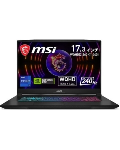 MSI Katana-17-B13VFK-3503JP Black Notebook Japanese version