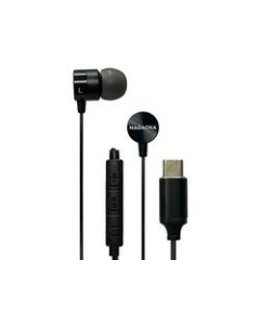 Nagaoka P908MTYPECSBK Solid Black Earphone Headphone Japanese version