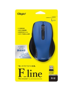 Nakabayashi Digio2 F_line MUS-RKF147BL Blue Mouse Japanese version