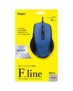 Nakabayashi Digio2 F_line MUS-UKF145BL blue Mouse Japanese version