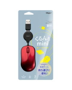 Nakabayashi Digio2 MUS-UKT166R red Mouse Japanese version