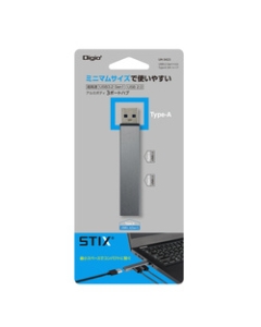 NAKABAYASHI Digio2 UH-3423GY gray USB Hub Japanese version