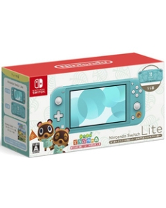 Nintendo Switch Lite Animal Crossing set - Mamekichi & tsubukichi aloha pattern Video Game Console Japanese version