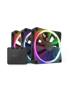 NZXT F120 RGB Triple Pack RF-R12TF-B1 Black Case Fan Japanese version