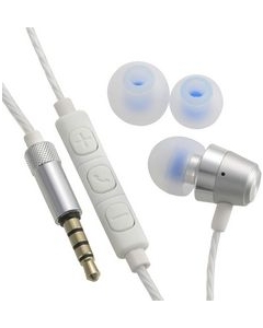 OHM ELECTRIC AudioComm HP-B171N-S silver Earphone Headphone Japanese version